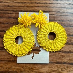 Brand Nee Beaded Yellow Earings